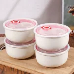 Round Food Storage Bowl with Lid