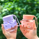 Happy Letter Glass Bottle - Image 3