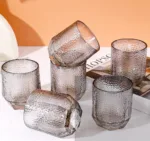 Smoky Pebble Glass Tumbler