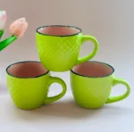 Lime Diamond Ceramic Mug