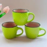 Lime Diamond Ceramic Mug