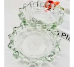 Decorative Clear Glass Ashtray - Image 2