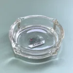 10cm Classic Clear Glass Ashtray