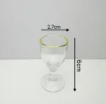 Golden Rim Mini Goblet - Image 2