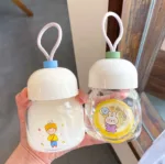 Cute Carry Glass Bottle