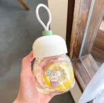Cute Carry Glass Bottle - Image 2