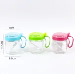 Glass Seasoning Jar with Spoon - Image 3