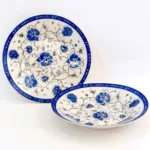 Blue Blossom 8-Inch Ceramic Plate - Image 2