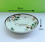 Cotton Bloom 7-Inch Ceramic Plate - Image 2