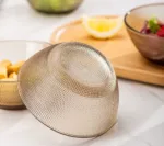 Crystal Dot Glass Serving Bowl - Image 2