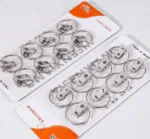 8-Piece Metal Curtain Clips with Rings - Image 2