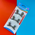 6-Piece Metal Bulldog Clips