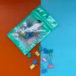10-Piece Colorful Binder Clips