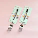 Textured Handle Stainless Steel Table Fork