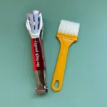 2-Piece Kitchen Tongs & Basting Brush Set