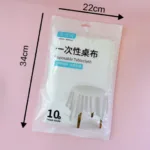 10-Piece Disposable Tablecloth Set